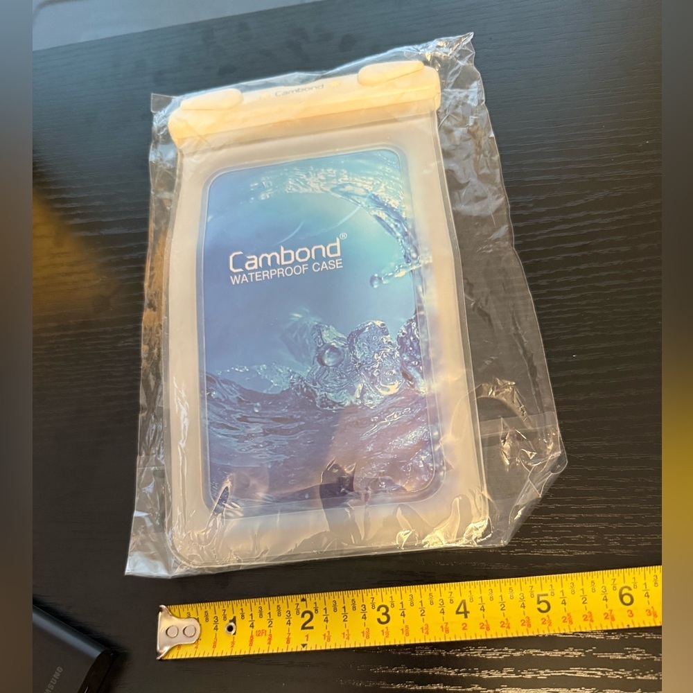 NWT Cambond | Waterproof Phone Case | White and Clear - Picture 5 of 5